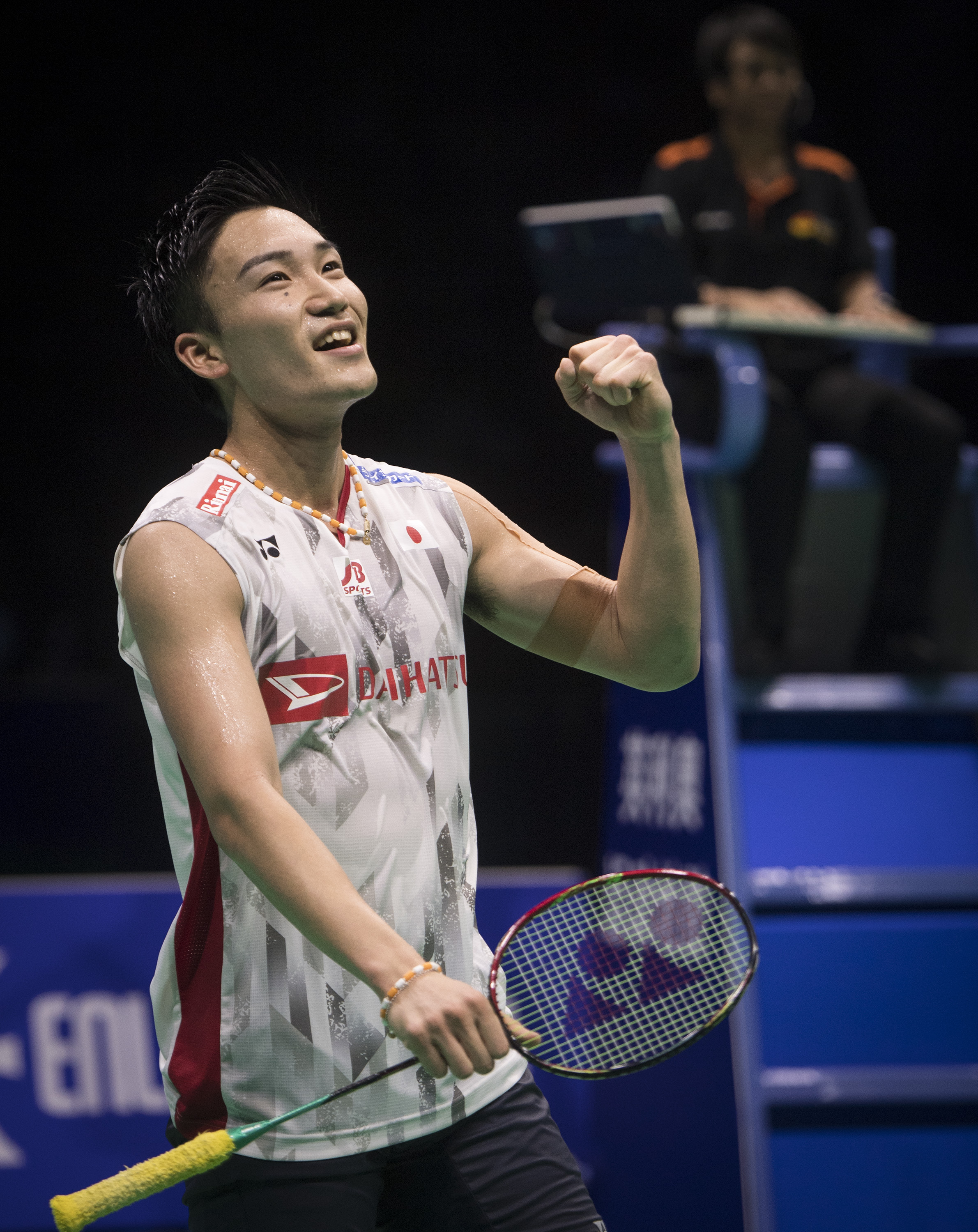 英格兰羽毛球队绝杀韩国羽毛球队，桃田贤斗高光表现